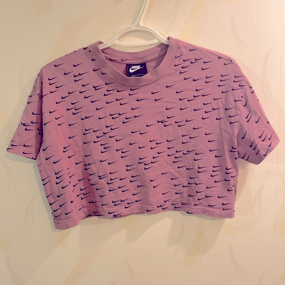 Nike Crop Top size Medium in Mauve - Picture 4 of 5